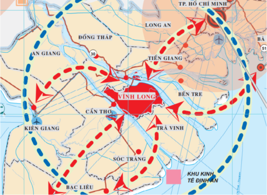 Vĩnh Long - Khu vực trọng điểm