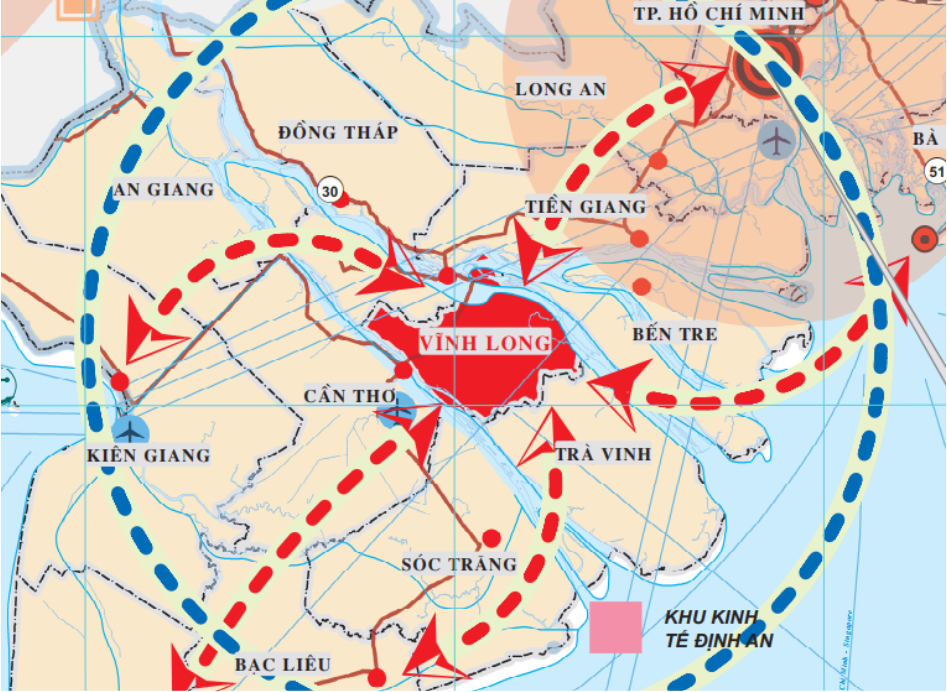 Vĩnh Long - Khu vực trọng điểm