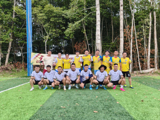 Các đội bóng đá tham gia hội thao